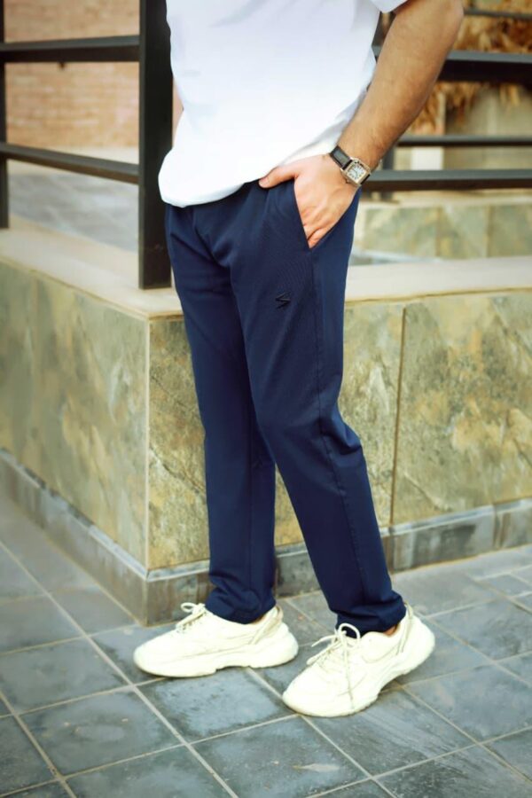 Deep Ocean Blue Casual Trouser