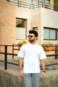 Minimalist Plain White Tee
