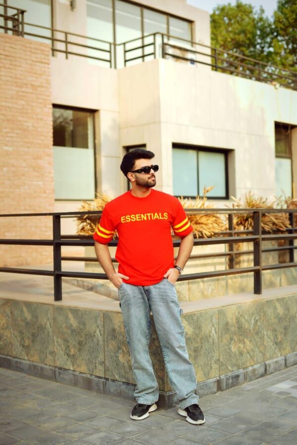 Crimson Red Sporty Tee